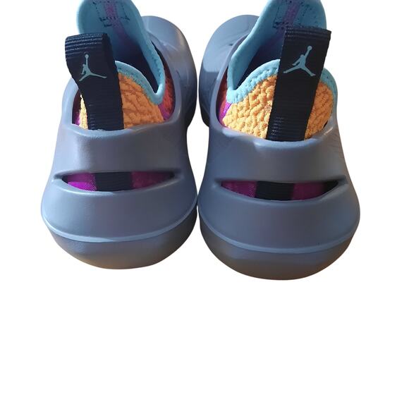 Air Jordan System .23 Cool Grey Gym Red Slip On Clogs Removable Bootie Size 9 - Picture 5 of 9